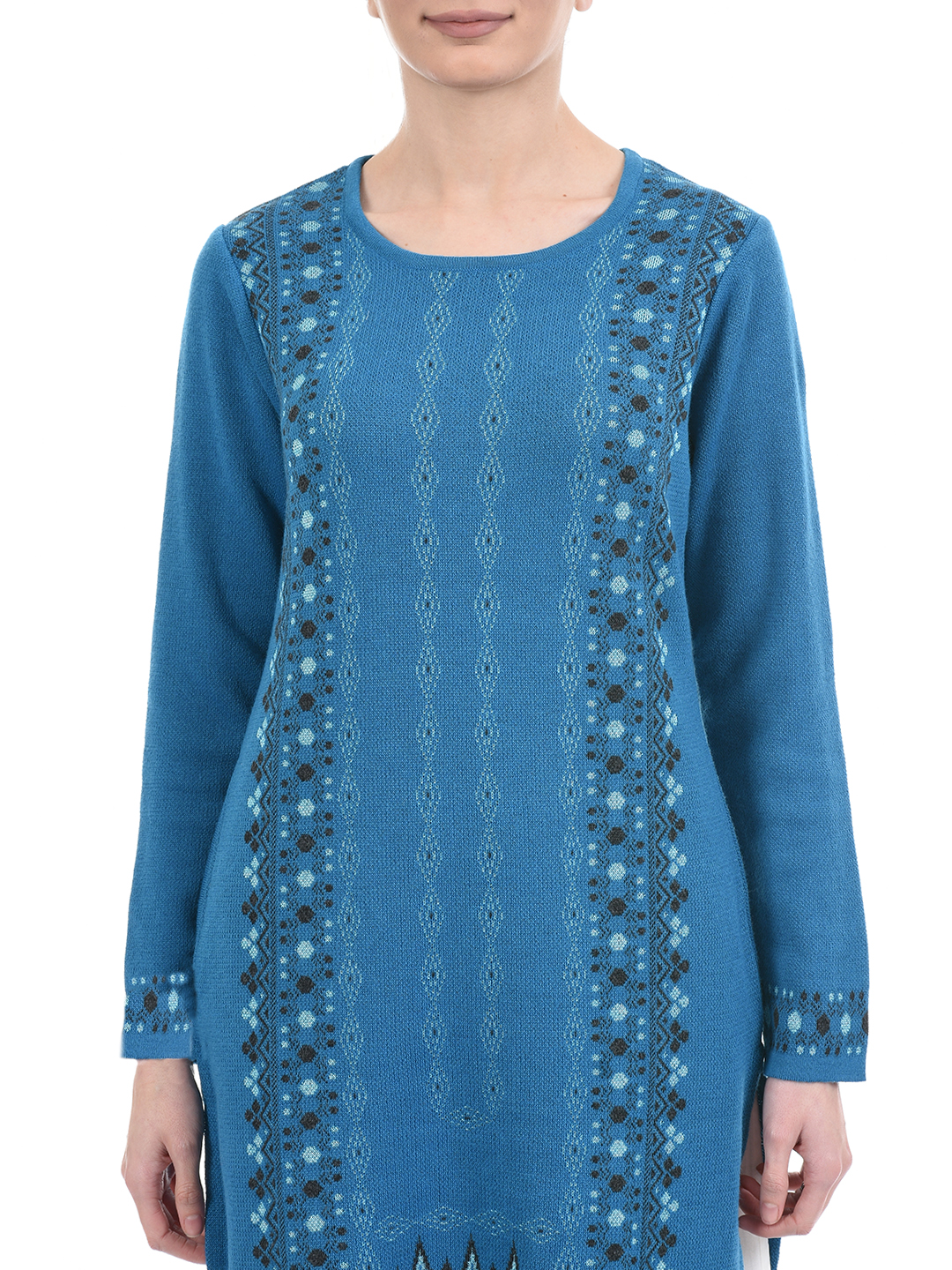 American Eye Women Casual Wear Blue Kurta